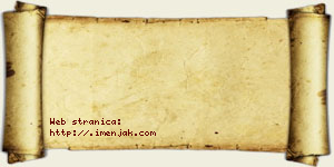 Joakim Mančić vizit kartica